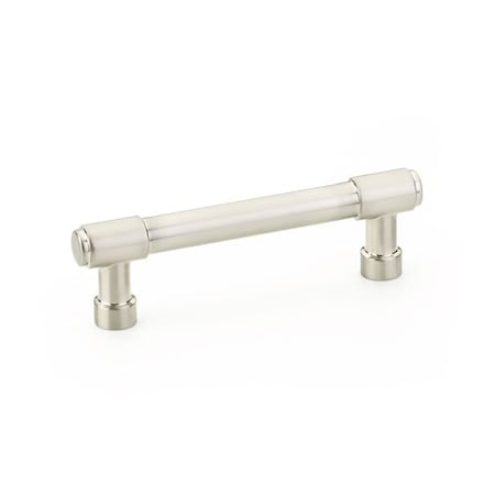 Emtek Jasper Cabinet Pull with 3-1/2 in Center to Center Satin Nickel Finish 86686US15